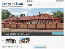 Tablet Screenshot of originalbau.hu